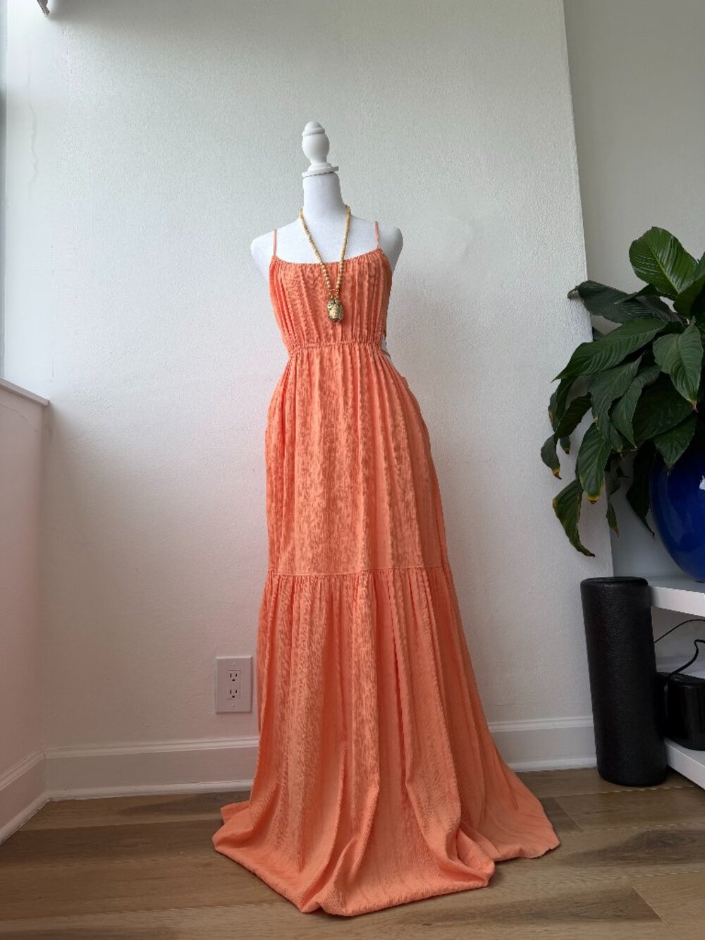 Jonathan Simkhai - Bohemian Maxi dress with cut outs in size XS
